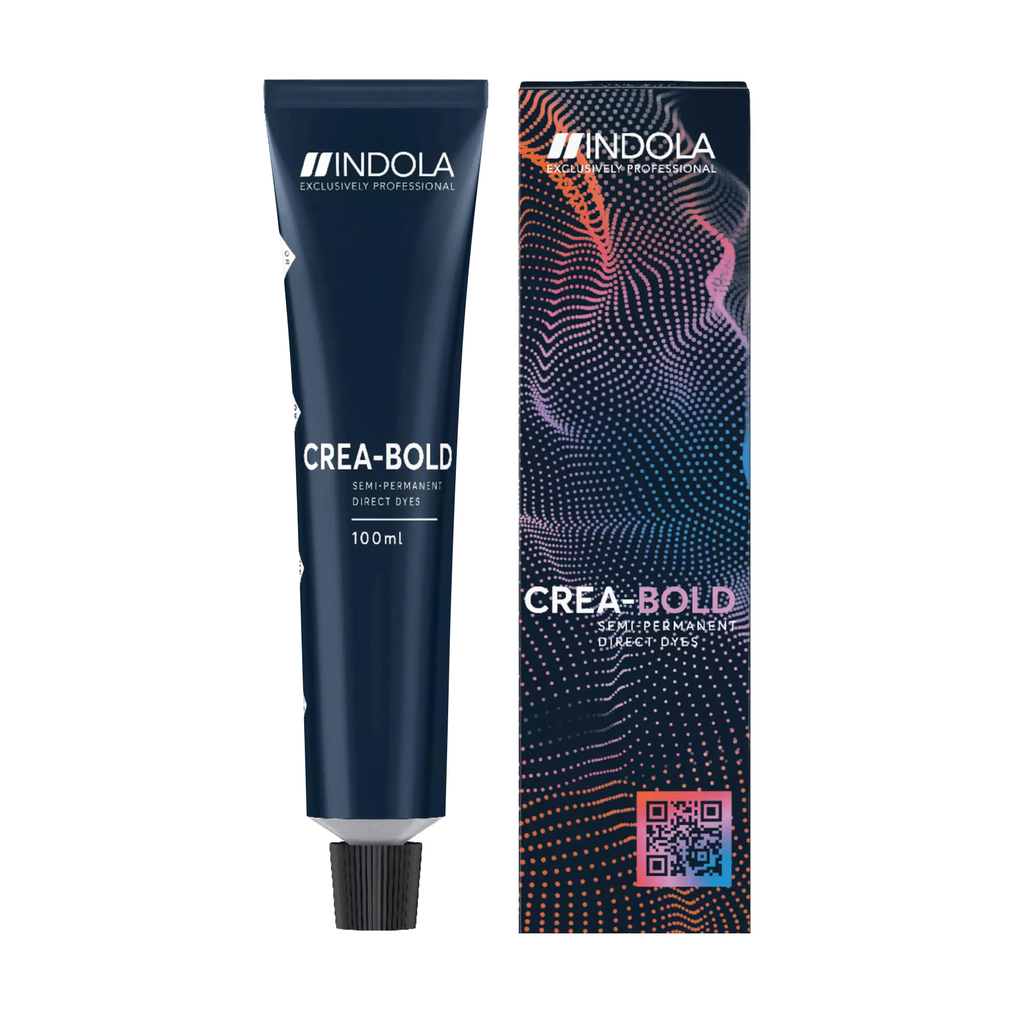 Відтінкова крем-фарба для волосся Indola Crea-Bold Semi-Permanent з пігментами прямої дії, Indigo Blue, 100 мл