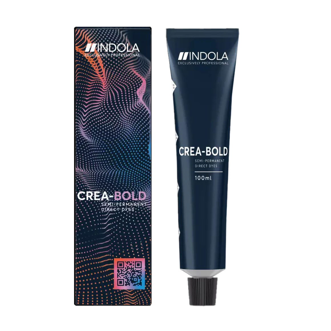 Відтінкова крем-фарба для волосся Indola Crea-Bold Semi-Permanent з пігментами прямої дії, Deep Purple, 100 мл